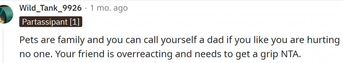 Redditors agree - pets are family