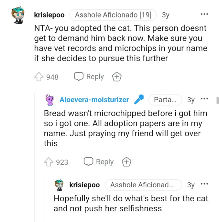 This person doesn't get to demand him back