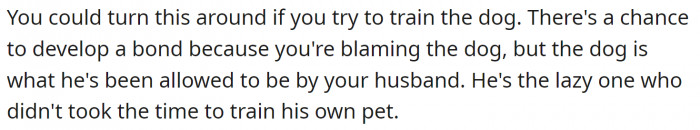 OP can turn this whole situation to her advantage