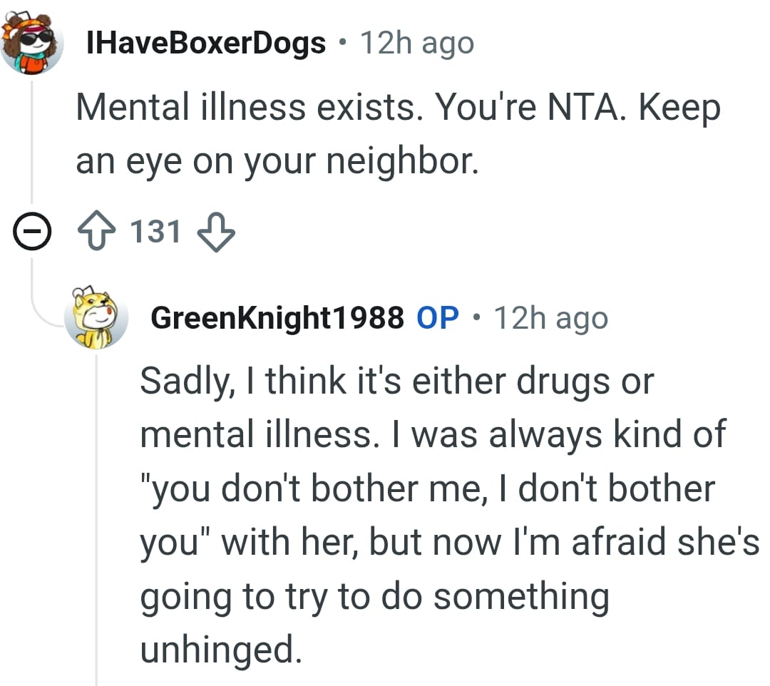 She might try to do something unhinged