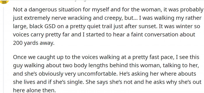 Yes, this was a dangerous situation