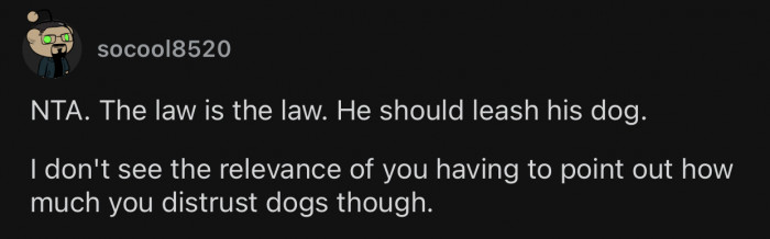 We get it. You don't trust dogs.