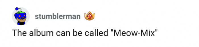 8. An actual album name suggestion
