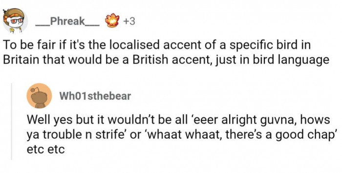 Not like, *that* British