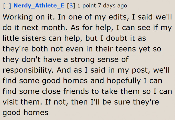 You can see that despite the criticisms, the teenager is making a huge effort.