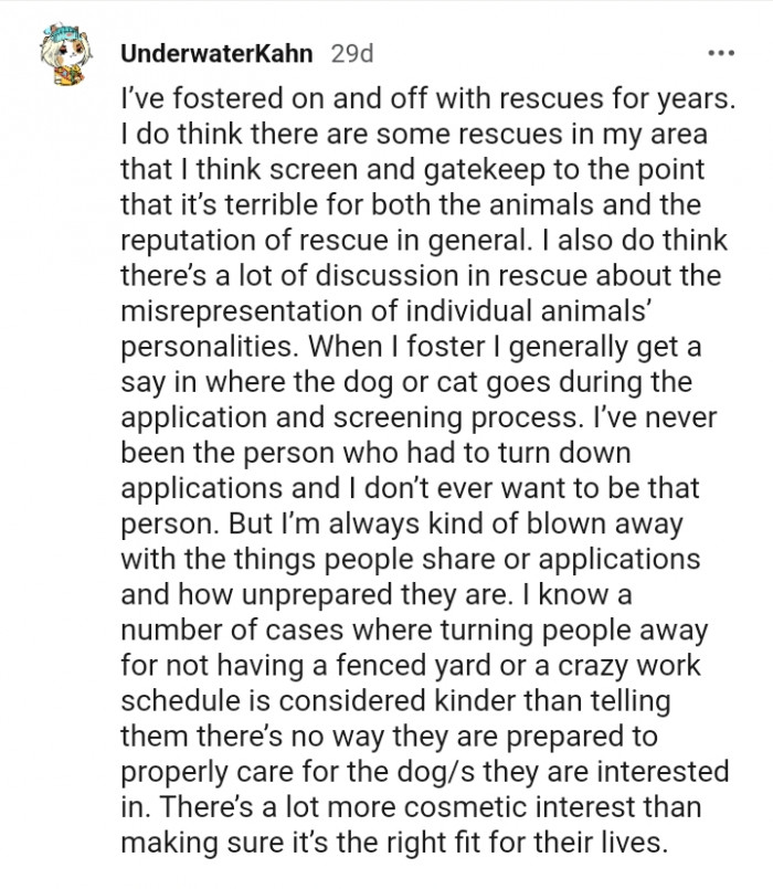 I don't ever want to be that person