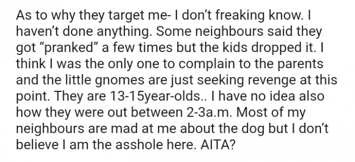 I have no idea how they were out between 2-3 a.m.