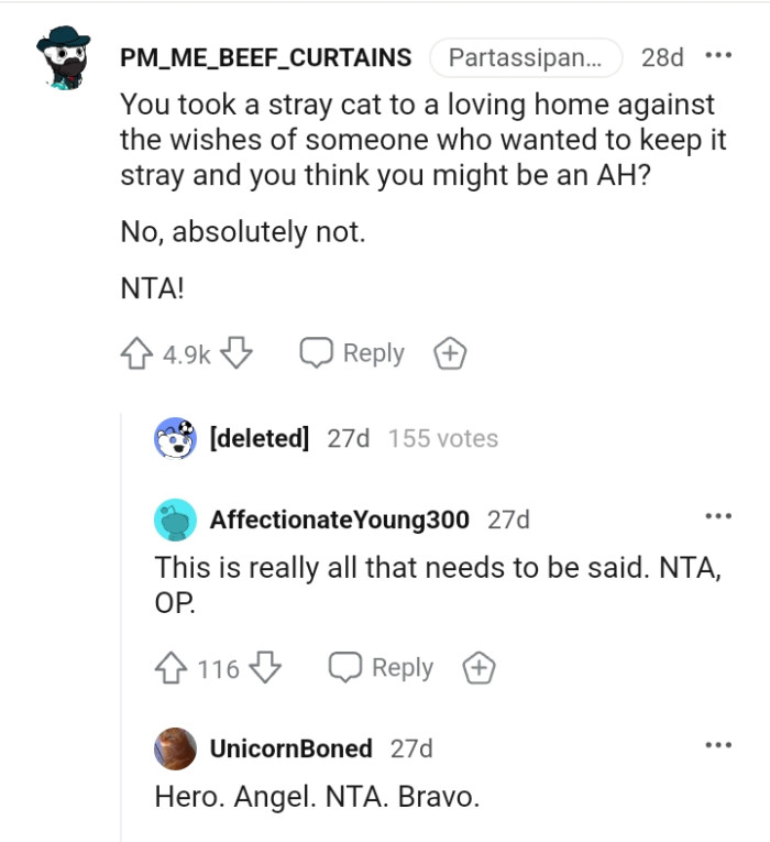 The Reddit post received hundreds of comments, and here are some of the top ones