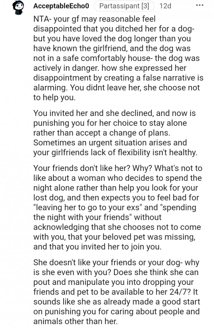 10. You invited her and she declined