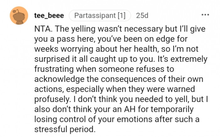 6. I Don't Think You Needed to Yell