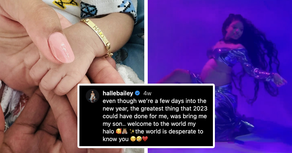 New Mom Halle Bailey Responds To Fan's Tweet That She Lied And Gaslit Fans About Her Pregnancy