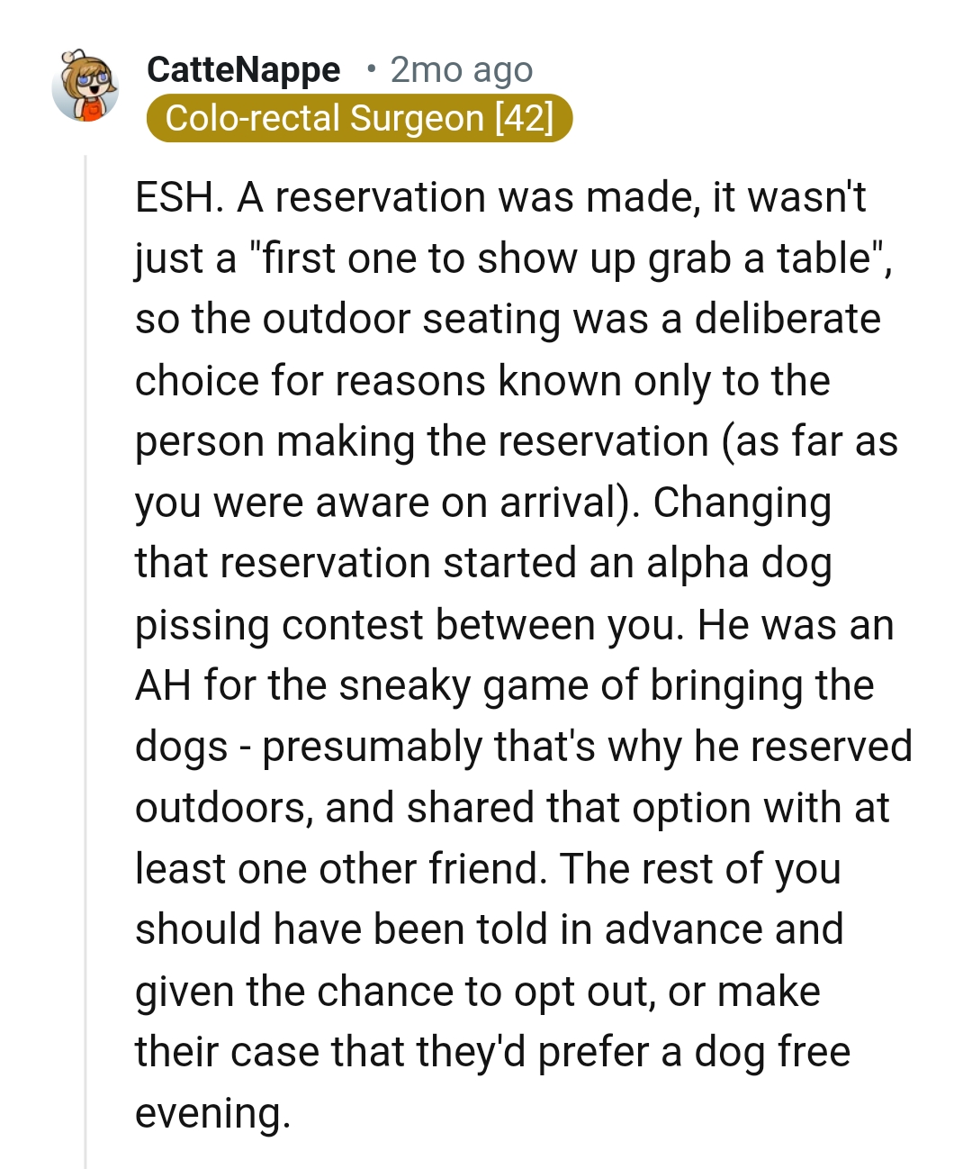 The first one to show up grabs a table