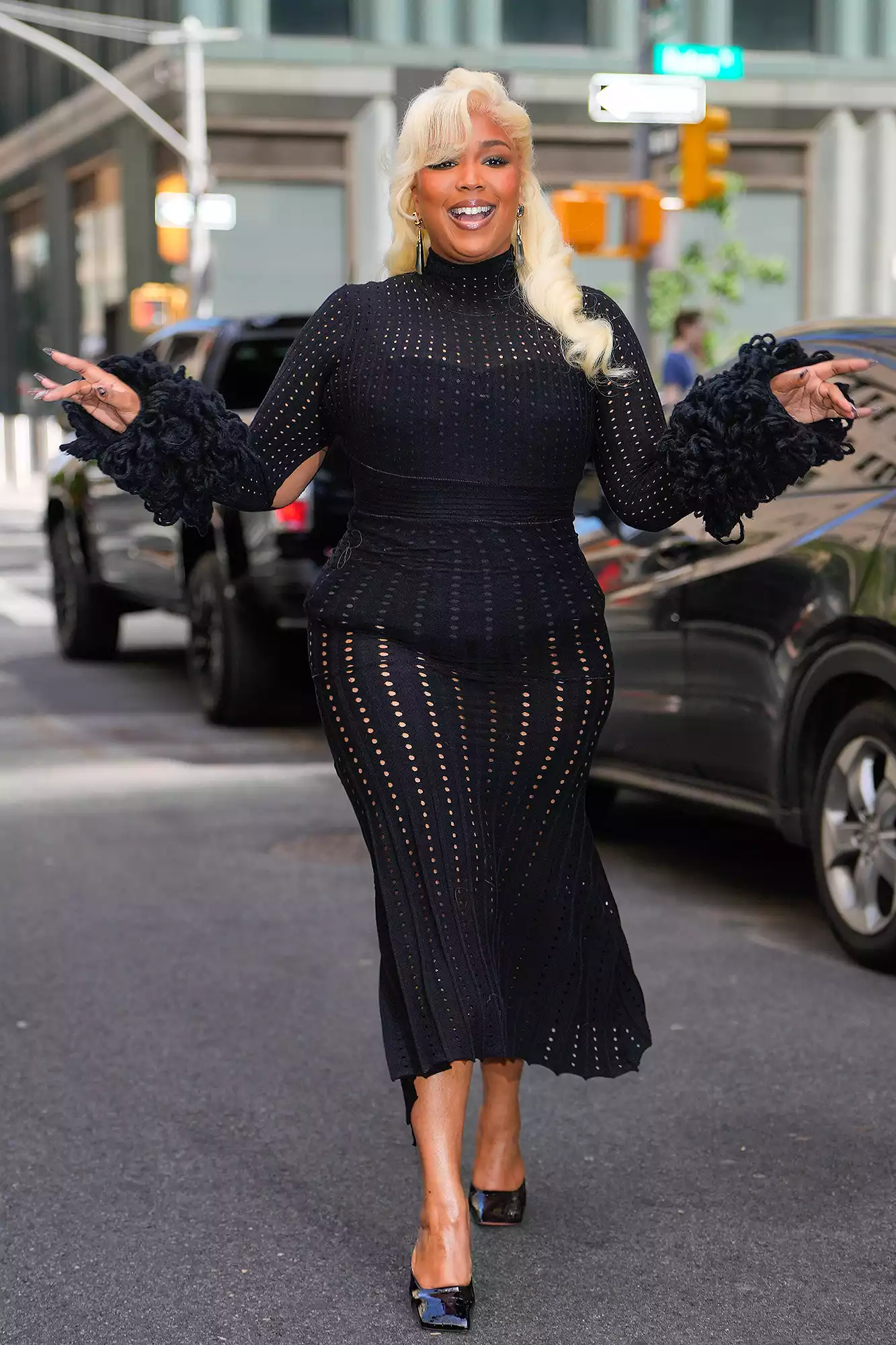 Lizzo was seen out and about in New York City on May 12, 2025.