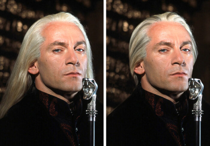 5. Jason Isaacs requested a different look for Lucius Malfoy in the Harry Potter saga