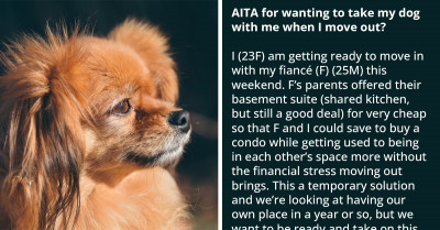 Recently Divorced Mom Tells Her Daughter She Can't Take The Dog With Her When She Moves Out Of The House