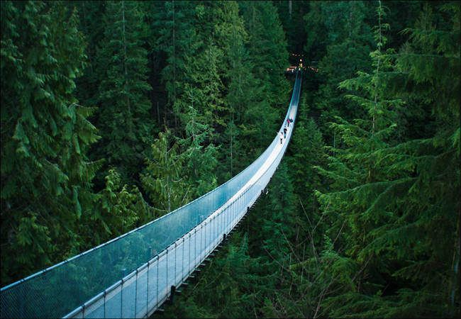 6. Capilano Suspension Bridge, Vancouver, BC, Canada