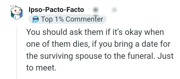 This Redditor just had to brutally ask