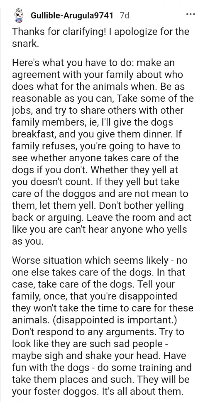 And now, the same Redditor is apologizing for being too quick to judge