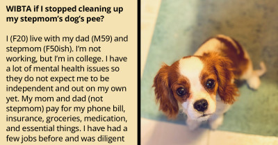 College Student Gets Frustrated as She Is Forced to Take Her Stepmom's Dog Out to Pee Almost Every Hour Because of Its Kidney Issues