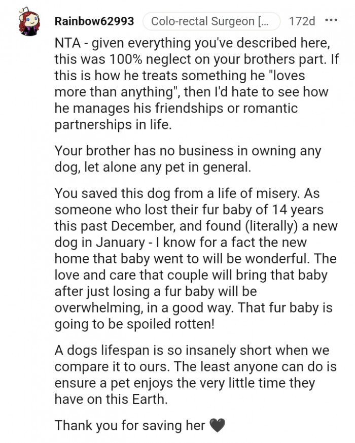 18. You saved this dog from a life of misery