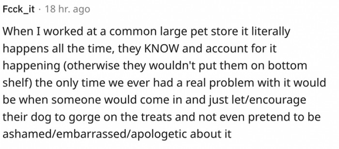 They know and account for it happening