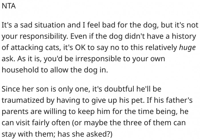 14. There's nothing wrong with turning down a relative's request.
