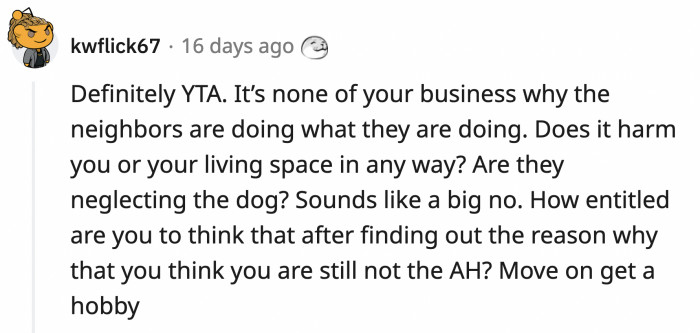 OP has a lot of time on her hands if she's still on Reddit wondering if she really was at fault