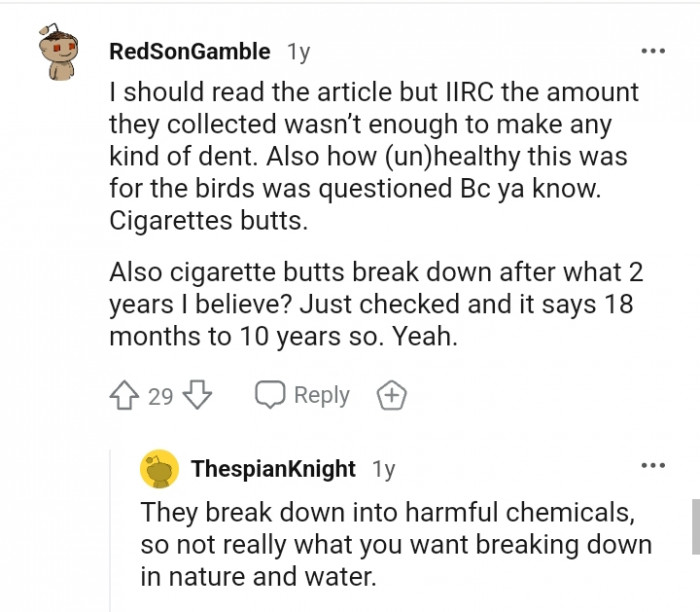 The amount they collected wasn't enough to make any kind of dent