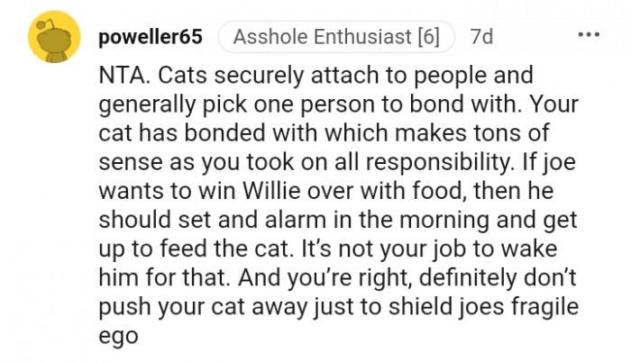 He should set an alarm in the morning