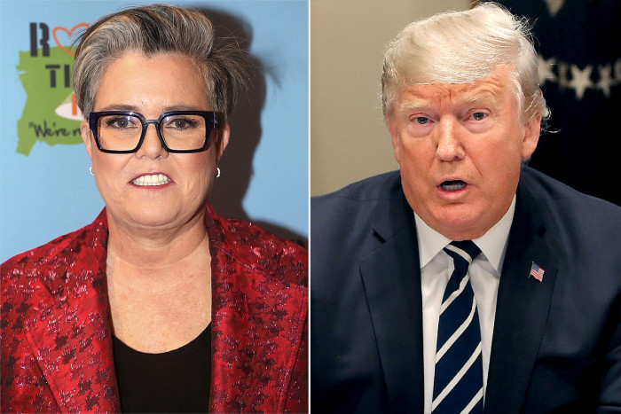 21. Rosie O'Donnell and Donald Trump