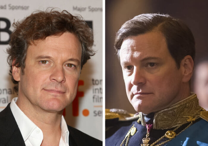 4. Colin Firth successfully portrayed King George VI in “The King’s Speech”. However, after the movie ended, he had trouble with his voice. His vocal cord was injured so the star had to have surgery on it.
