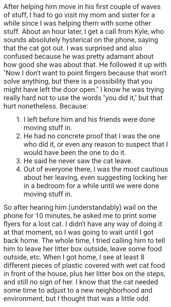 OP knows he was trying really hard not to use the words 