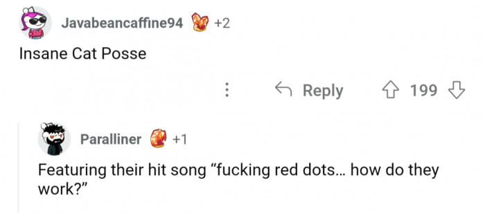 List of humorous cat rap group name suggestions, including The Caterwaulers