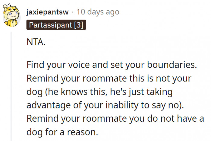 1. Set proper boundaries that the roommate is well aware of