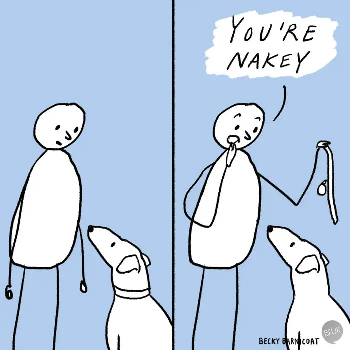 16. Wondering if taking your dog's collar off is the same as taking off their clothes