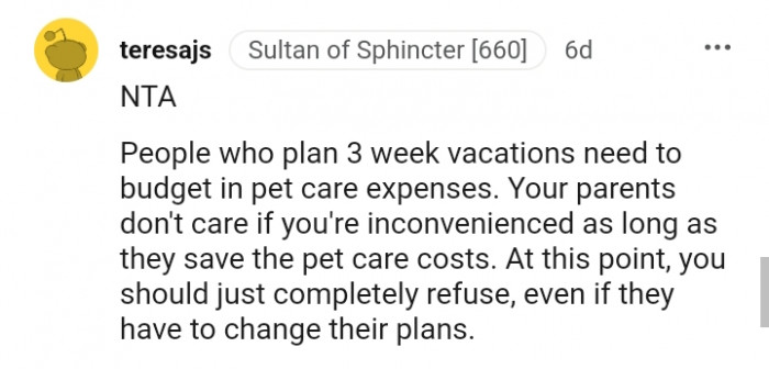 You should just completely refuse