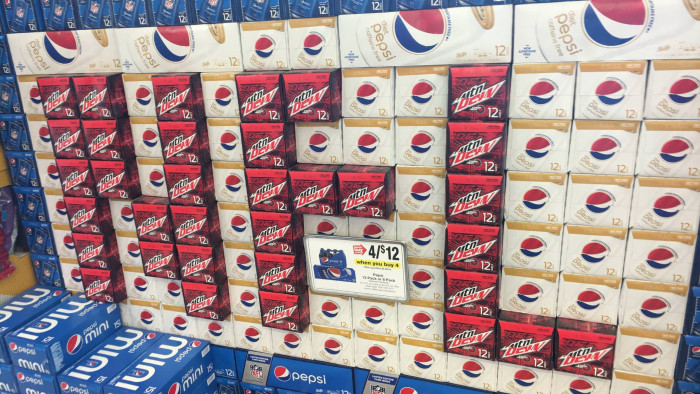 14. “My local grocery store’s NFL display”