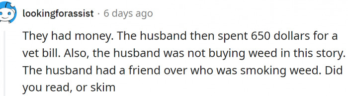 Some Redditors were not paying attention...