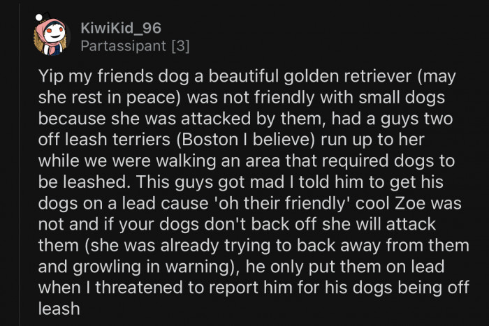 Dogs are sometimes unfriendly and aggressive towards other dogs.