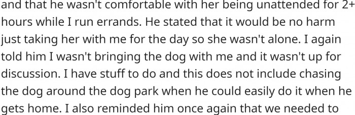 Her husband still insisted