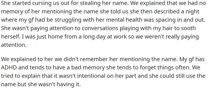 She has four hamsters, and her dad won't allow her to get any more, none of which are named Rex.