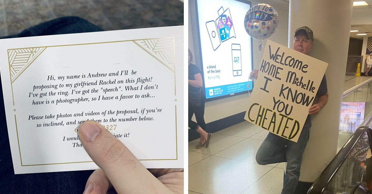 Exploring 50 Hilarious, Heartwarming, And Bizarre Airport Moments Captured In Photos