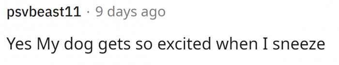 Another pet owner confirms.