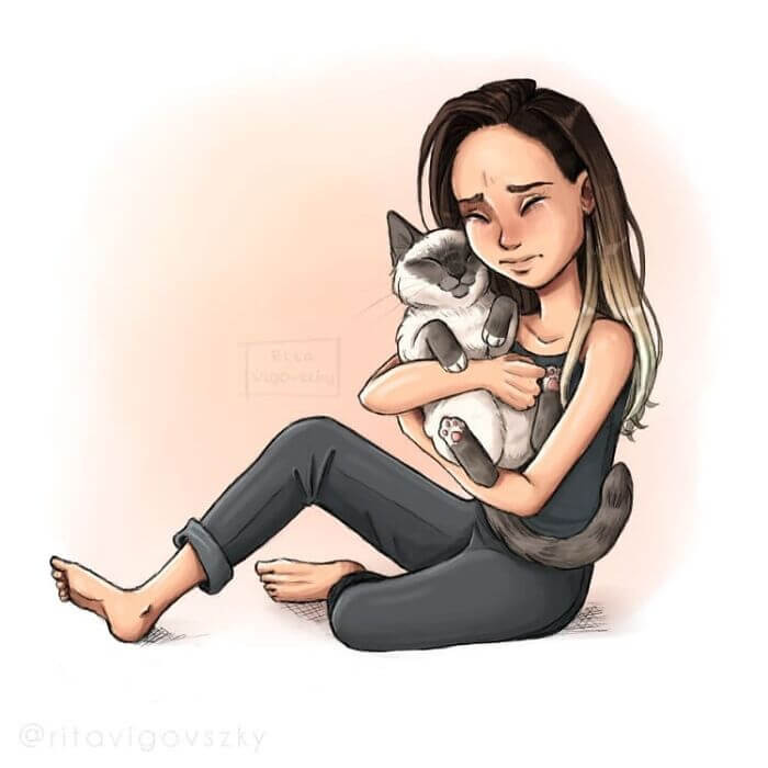 12. Everyone needs a therapy cat