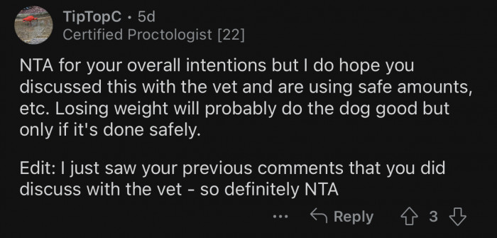 OP's intentions are good, but the diet has to be safe for the dog.