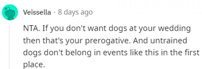 Train your dogs, people.