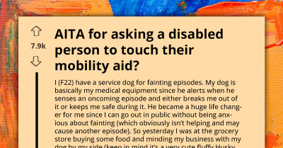 Trained Medical Alert Dog Owner Tells Kid With Disability He Could Pet Her Service Animal Only If She Could Pet His Wheelchair