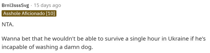 This is absolutely true, so obviously his argument here is completely invalid. It's sad how he acted.