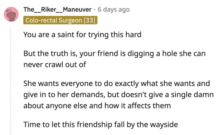 It could be time to let Leila go.