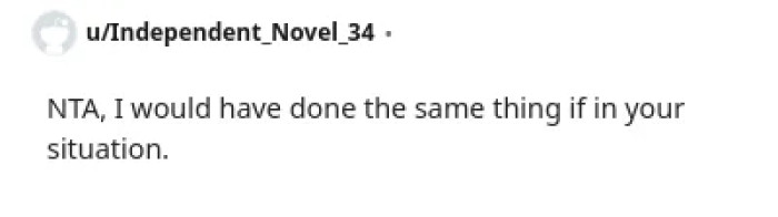 Others would have done the same thing if they were in his shoes.
